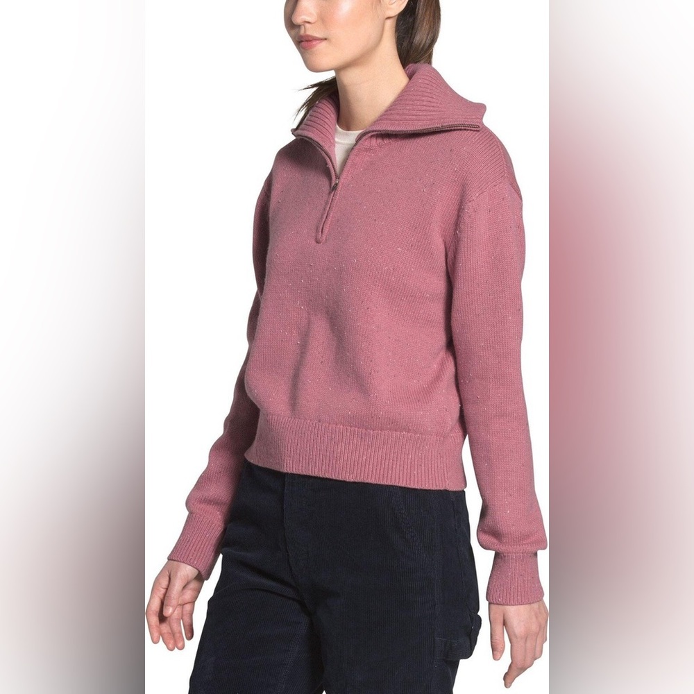 The North Face Quarter-Zip pink Sweater
